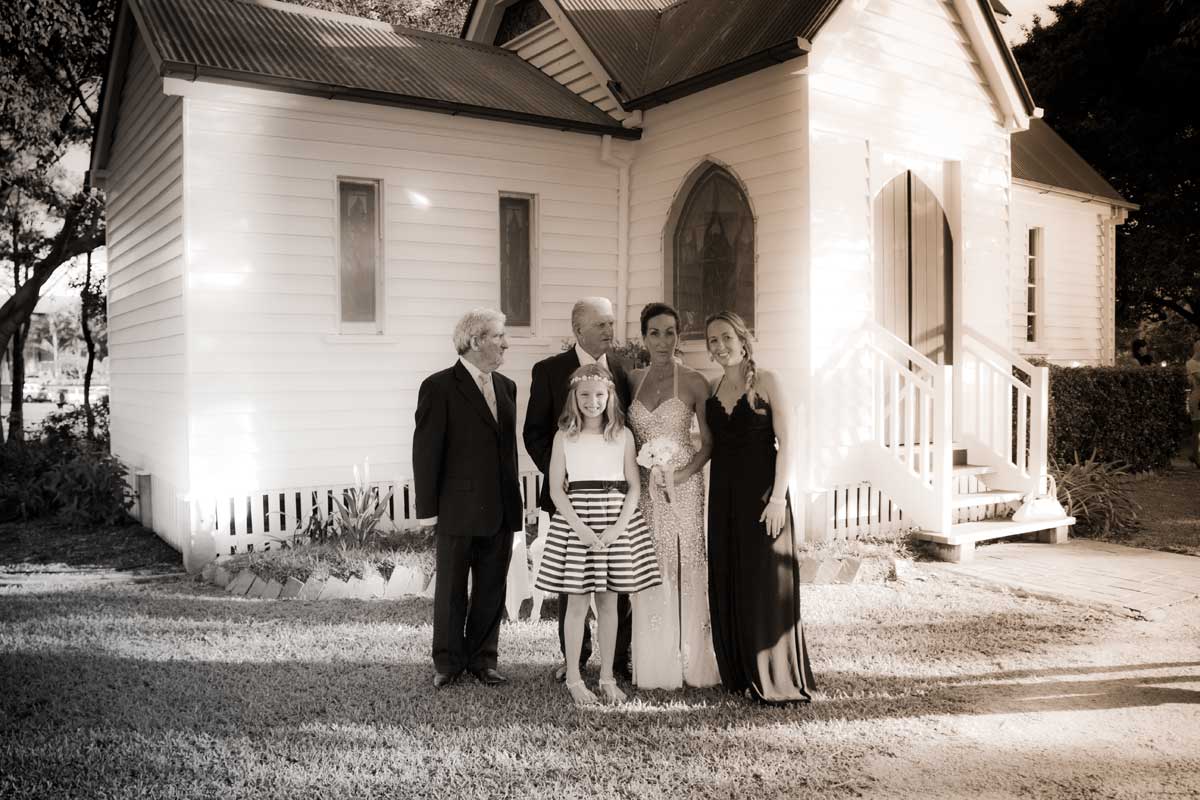 Wedding Glow B&W
